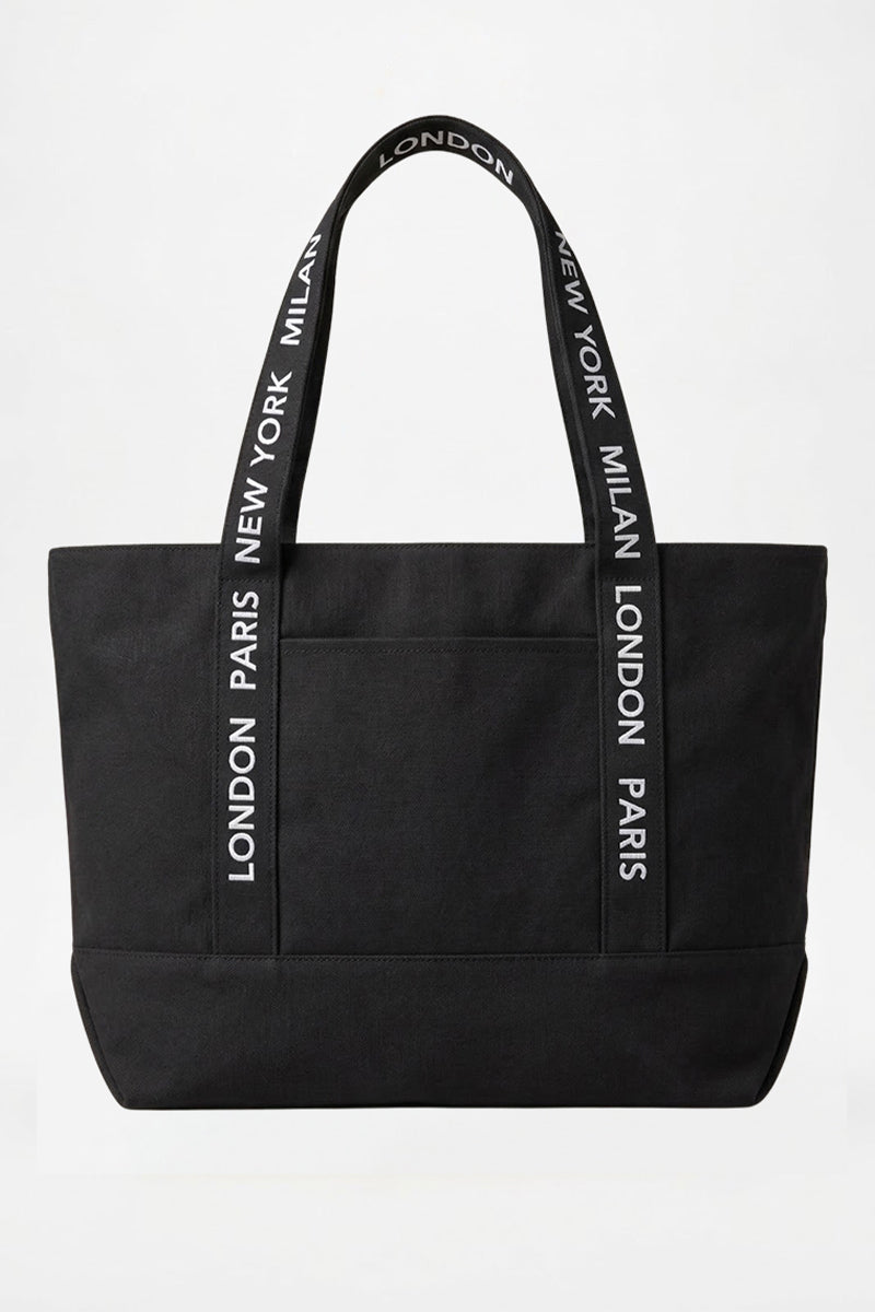 Black Cities Logo Canvas Tote Bag