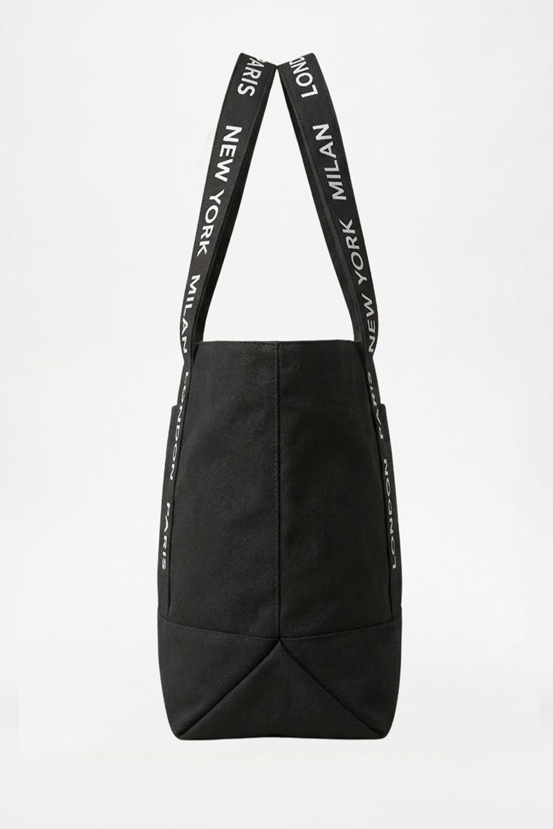 Black Cities Logo Canvas Tote Bag