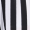Black and White Stripped Cut in Neck Jumpsuit