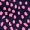 Black and Pink Dot Pleat Sleeve Split Midi Dress