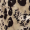 Black and Stone Printed 2 in 1 Bardot Midi Dress