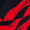Black and Red Long Sleeve Printed Mini Dress