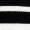Black And Cream Long Sleeve Round Neck Striped Knitted Jumper