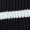 Black And Cream Zip Front Striped Knitted Jumper
