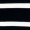 Black And White Striped Short Sleeve Ribbed Midi Dress