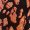 Black Abstract Print Long Sleeved Shirt