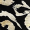 Black And Cream Abstract Print 3/4 Sleeves Waist Side Tie Mini Dress