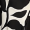 Black And White Leaf Print 2 In 1 Double Frill Split Midi Dress