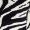 Black And White Zebra Print Button Front Tailored Waistcoat