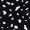 Black And White Spot Printed Strappy Wrap Top Tie Waist Midi Dress