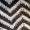 Black And White Zig Zag Long Sleeve Crochet Mini Dress