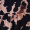 Black Abstract Print 2 In 1 Smock Midi Dress