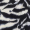 Black And White Animal Print Belted Wrap Shirt Midi Dress