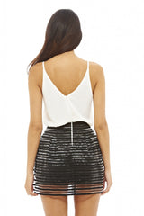 2 in 1 Elastic Skirt Dress