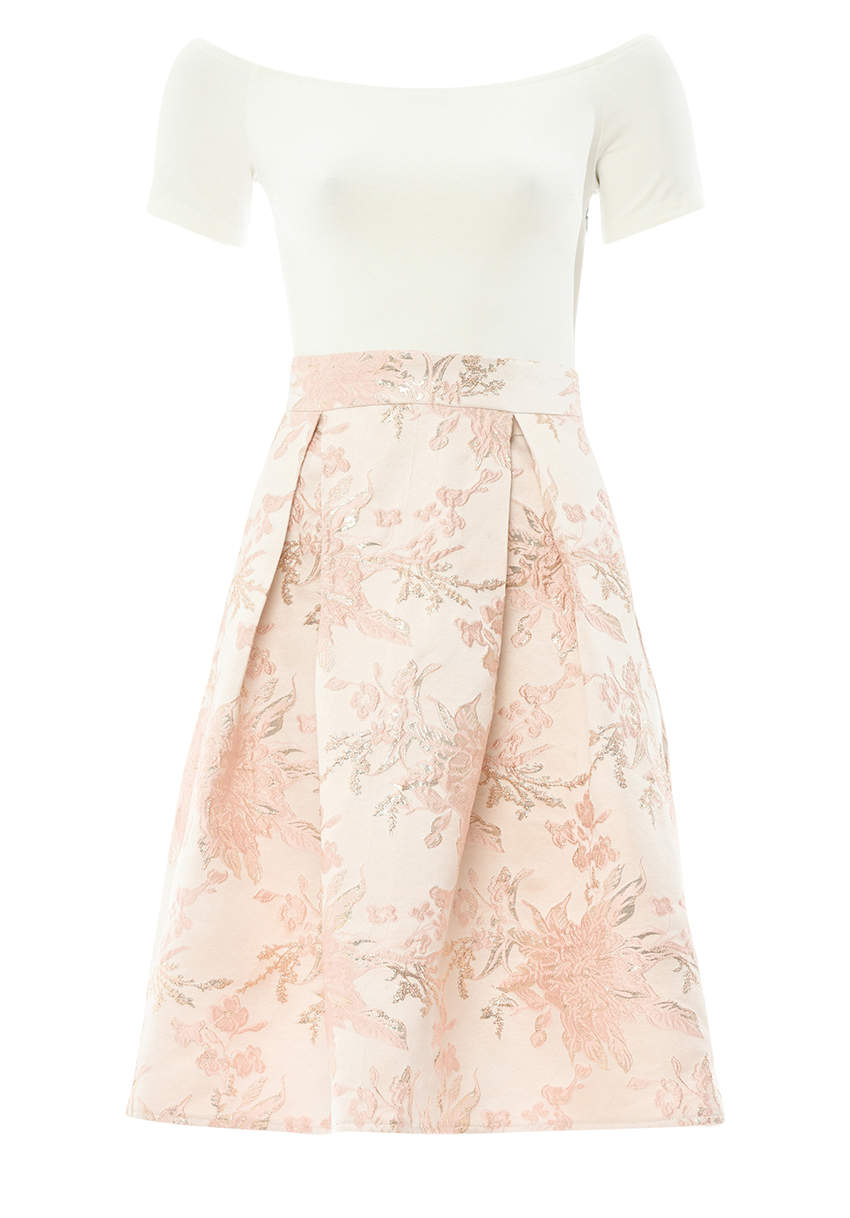 2 In 1 Printed Skater Skirt